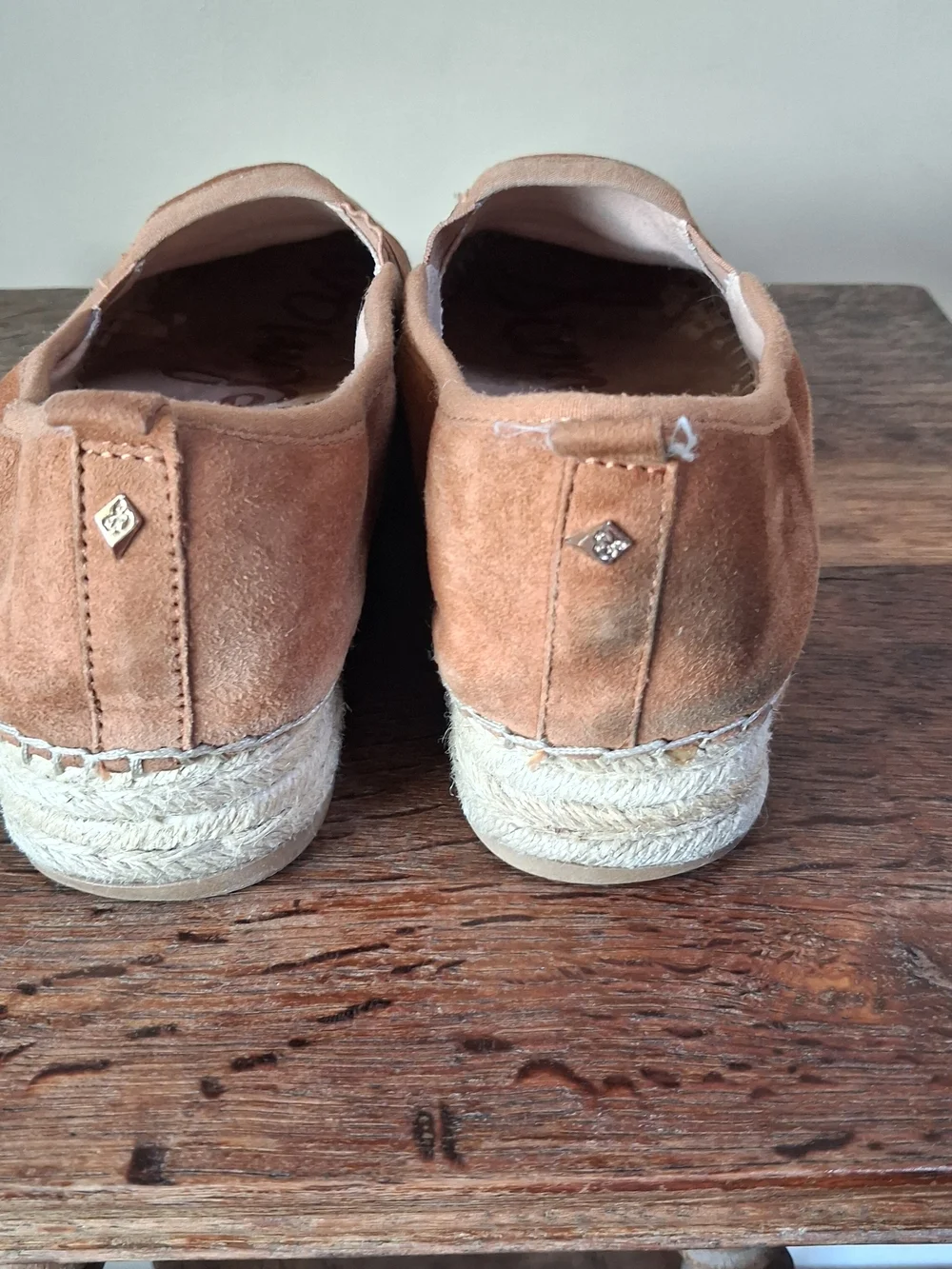 Sam Edelman Tan Carrin Espadrille Platform Slip On Shoe; Size 10